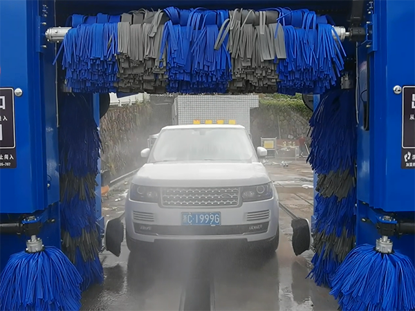 電腦洗車機(jī)（藍(lán)色款）洗車過程